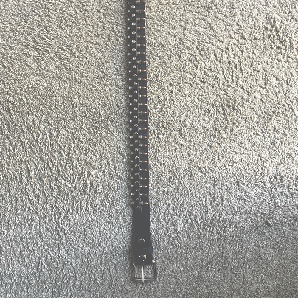 2 Bullet Belts Goth Punk Metal